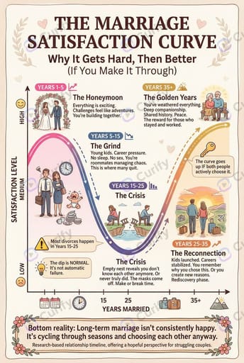 Life Journey Curve Educational Infographic