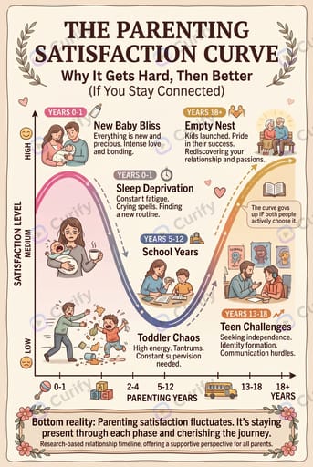 Life Journey Curve Educational Infographic