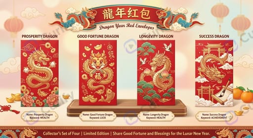 Dragon Year Red Envelopes