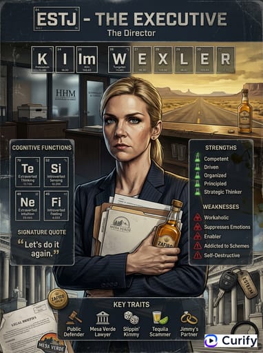 Nano Banana Prompt: MBTI Breaking Bad Karakter Kartı Üretici | Curify AI