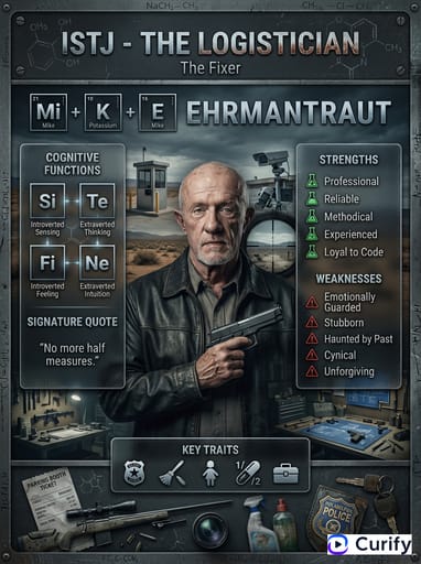 Nano Banana Prompt: MBTI Breaking Bad Karakter Kartı Üretici | Curify AI