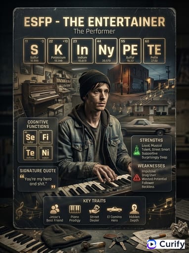 Nano Banana Prompt: MBTI Breaking Bad Karakter Kartı Üretici | Curify AI