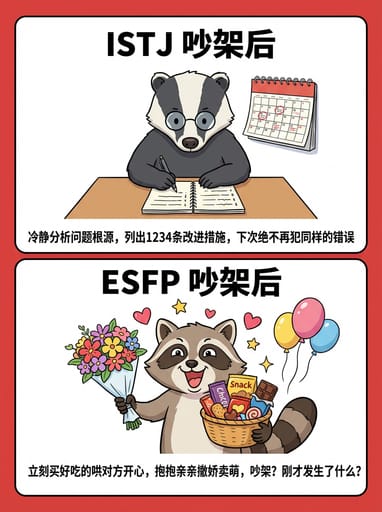 Nano Banana संकेत शब्द: MBTI तुलना मीम जनरेटर｜Curify AI