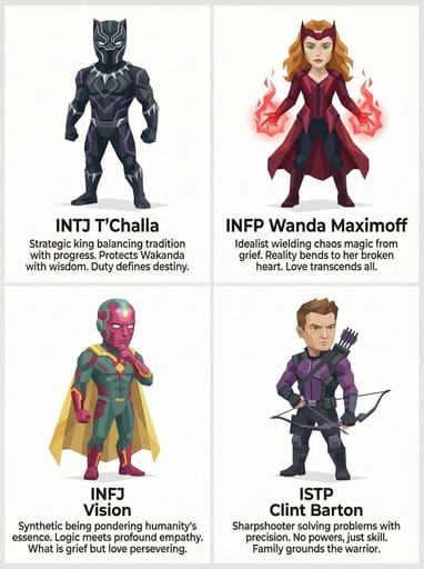 Nano Banana 提示词：MBTI角色可视化生成器｜Curify AI