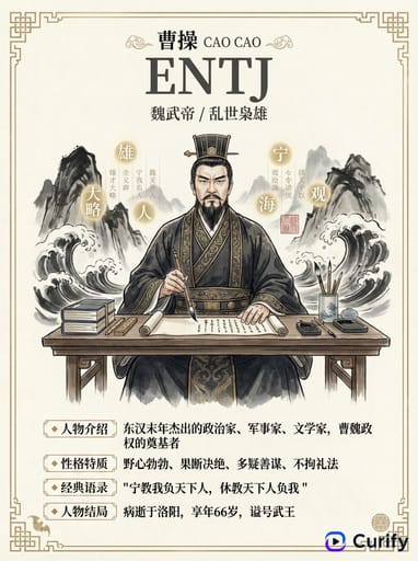 Nano Banana 提示词：MBTI角色可视化生成器｜Curify AI