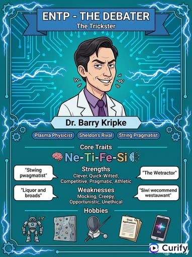 Nano Banana 提示词：MBTI角色可视化生成器｜Curify AI