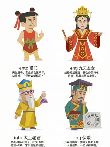 Nano Banana 提示词：MBTI角色可视化生成器｜Curify AI