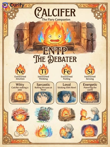Nano Banana Prompt : Générateur de carte de personnage MBTI Ghibli | Curify AI
