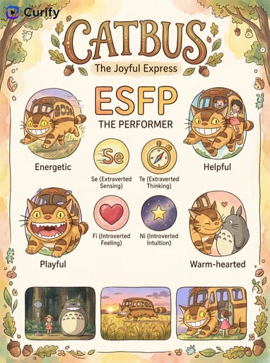 Nano Banana Prompt : Générateur de carte de personnage MBTI Ghibli | Curify AI