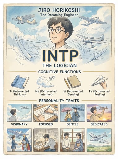 Nano Banana Prompt : Générateur de carte de personnage MBTI Ghibli | Curify AI