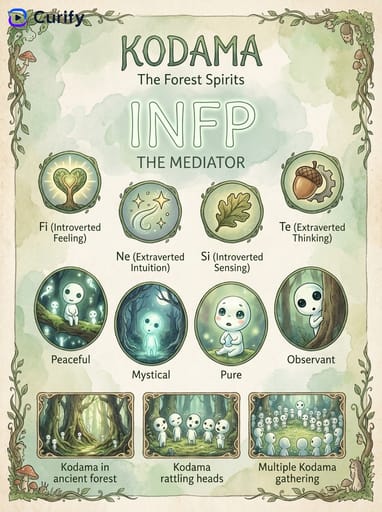 Nano Banana Prompt : Générateur de carte de personnage MBTI Ghibli | Curify AI