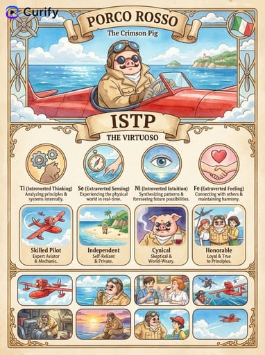 Nano Banana Prompt : Générateur de carte de personnage MBTI Ghibli | Curify AI