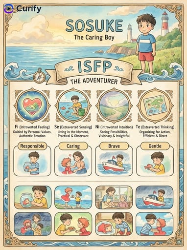 Nano Banana Prompt : Générateur de carte de personnage MBTI Ghibli | Curify AI