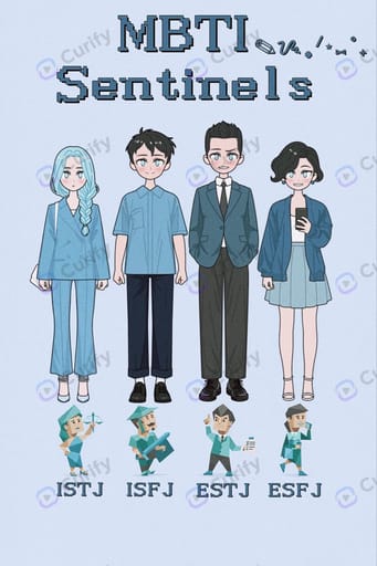 Nano Banana Prompt: MBTI Group Anime Character Poster Generator | Curify AI