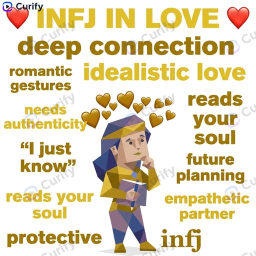 MBTI In Love Personality Infographic