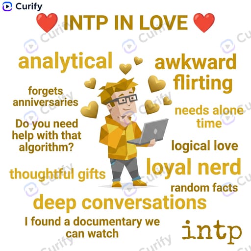 MBTI In Love Personality Infographic