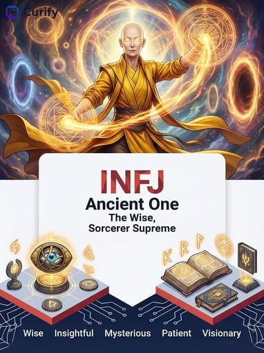 Nano Banana Prompt: Generador de Infografías de Superhéroes MBTI Marvel | Curify AI