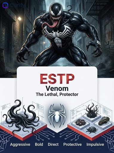 Nano Banana Prompt: MBTI Marvel Superhero Infographic Generator | Curify AI