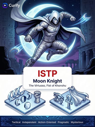 Nano Banana Prompt: MBTI 마블 슈퍼히어로 인포그래픽 생성기 | Curify AI