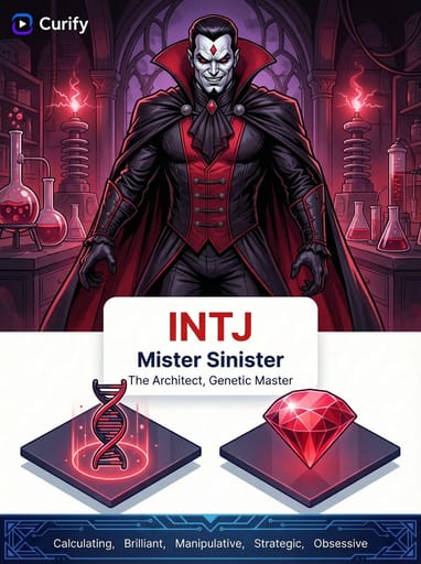 Nano Banana Prompt: MBTI 마블 슈퍼히어로 인포그래픽 생성기 | Curify AI