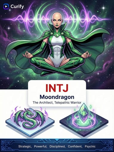 Nano Banana Prompt: MBTI 마블 슈퍼히어로 인포그래픽 생성기 | Curify AI