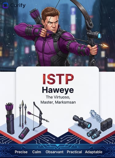 Nano Banana Prompt: MBTI Marvel Superhelden Infografik-Generator | Curify AI