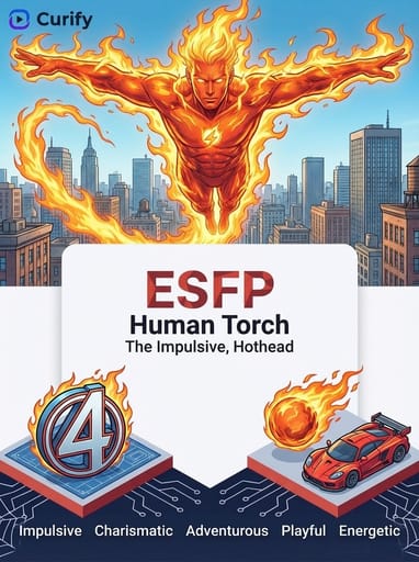 Nano Banana Prompt: MBTI Marvel Superhero Infographic Generator | Curify AI
