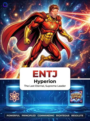 Nano Banana Prompt : Générateur d'infographies de super-héros MBTI Marvel | Curify AI