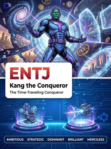 Nano Banana Prompt : Générateur d'infographies de super-héros MBTI Marvel | Curify AI