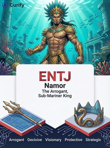 Nano Banana Prompt: MBTI Marvel Superhero Infographic Generator | Curify AI