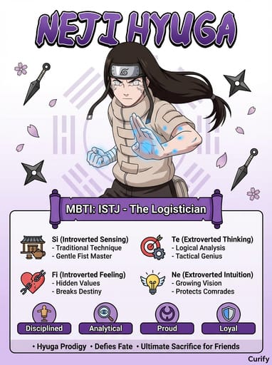 Nano Banana Prompt : Générateur de Carte de Personnage MBTI Naruto | Curify AI