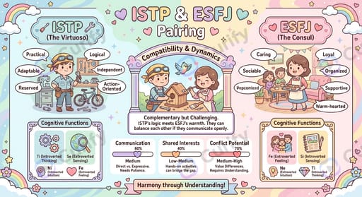 template-mbti-personality-compatibility-infographic-istp-esfj-pairing