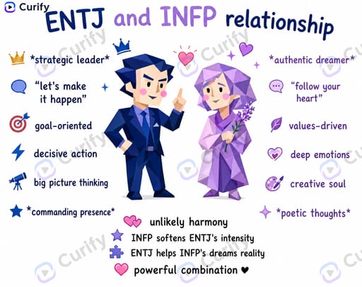 Infografía de Relaciones MBTI preview 1