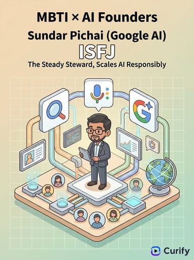 Nano Banana Prompt: MBTI 실리콘 밸리 창립자 비주얼 생성기 | Curify AI