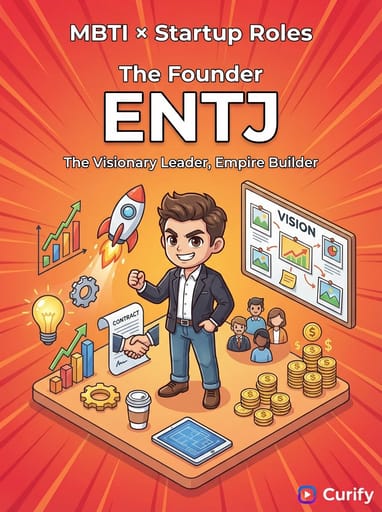 Nano Banana Prompt : Générateur de visuels de fondateur MBTI Silicon Valley | Curify AI