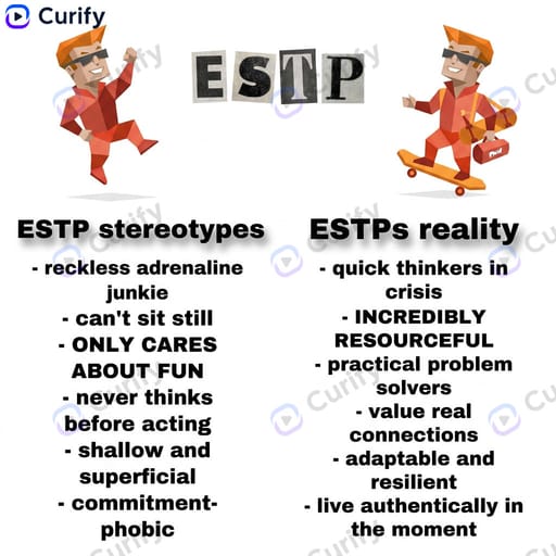 MBTI Stereotype vs Reality Infographic Generator