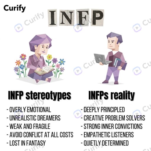 MBTI Stereotype vs Reality Infographic Generator