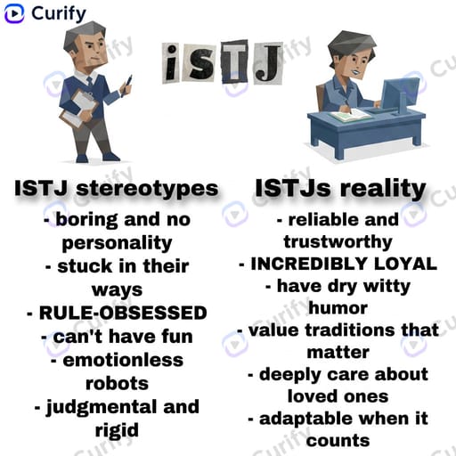 MBTI Stereotype vs Reality Infographic Generator