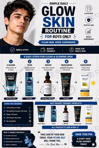 Nano Banana Prompt: Men's Lifestyle Step Guide Infographic Poster Generator | Curify AI