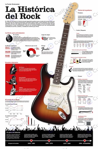 Musical Instrument Technical Infographic Poster preview 1