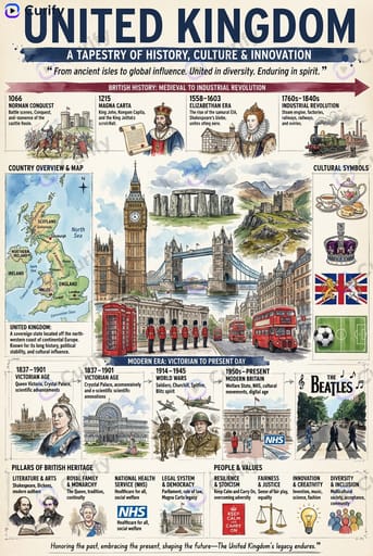 National Culture & History Infographic