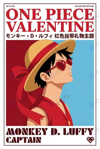 One Piece Valentine Character Card