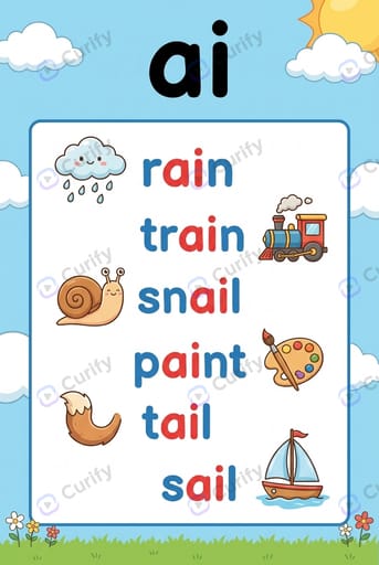 Phonics Consonant Blend Visual Guide: Kids Learning Posters