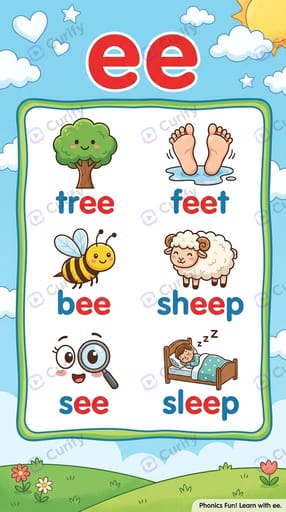 Phonics Consonant Blend Visual Guide: Kids Learning Posters