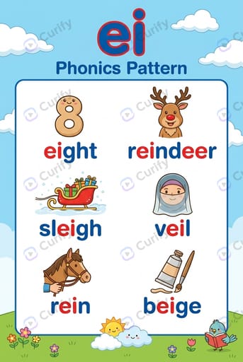 Phonics Consonant Blend Visual Guide: Kids Learning Posters