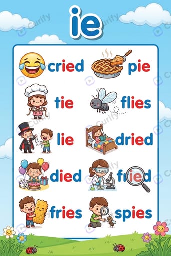 Phonics Consonant Blend Visual Guide: Kids Learning Posters