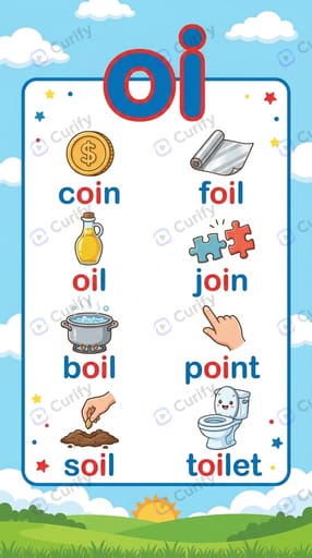 Phonics Consonant Blend Visual Guide: Kids Learning Posters