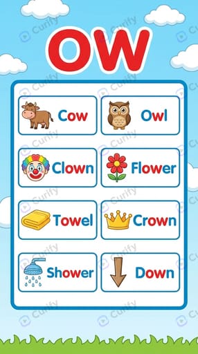 Phonics Consonant Blend Visual Guide: Kids Learning Posters