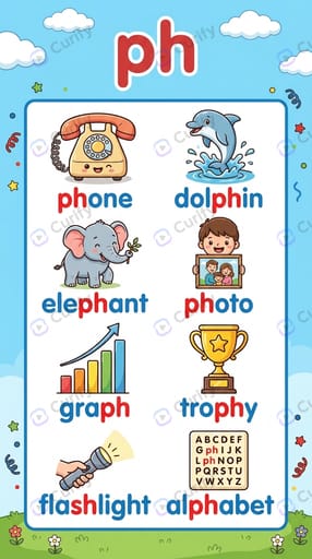 Guide Visuel de Mélange de Consonnes Phonétiques : Affiches d'Apprentissage pour Enfants