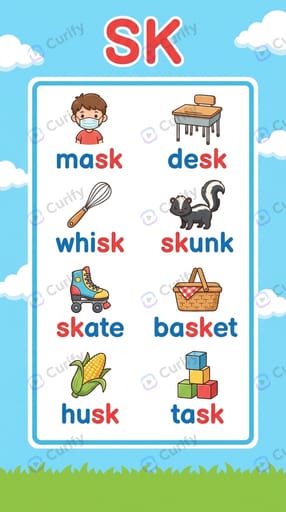 Phonics Consonant Blend Visual Guide: Kids Learning Posters